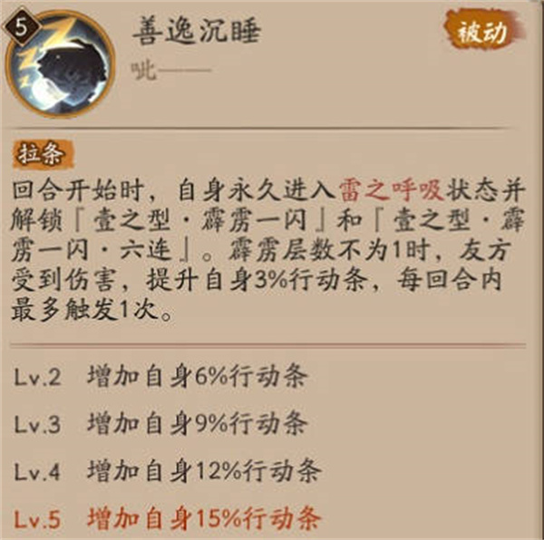 阴阳师我妻善逸技能是什么