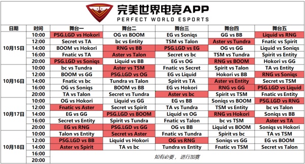 dota2ti11赛程赛制最新一览