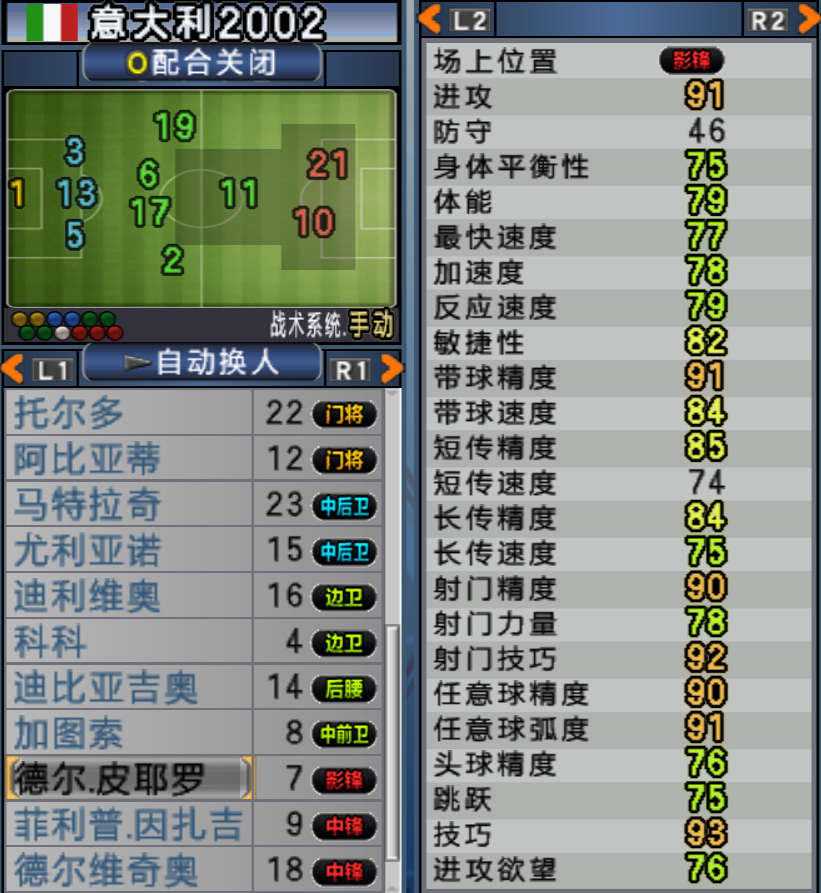 实况足球10韩日世界杯珍藏版:沉没的蓝白巨舰意大利到底有多强?