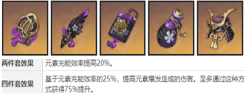 原神雷电将军圣遗物怎么选